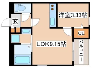 REGALEST Karumo South【3階】の間取り