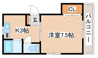 ハニーハイツ【2階】の間取り