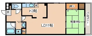兵庫県神戸市兵庫区西柳原町【マンション】の間取り