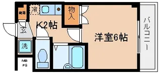 アスール神戸【202号室】の間取り