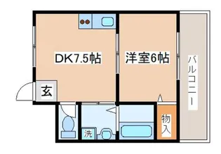 兵庫県神戸市兵庫区西上橘通2丁目【マンション】の間取り