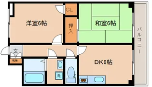KUSABAマンション【301号室】の間取り