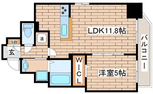 エスティ・ロアール神戸駅前【3階】の間取り