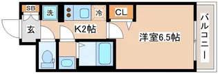 兵庫県神戸市兵庫区西出町2丁目【マンション】の間取り