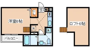 Reef【1階】の間取り