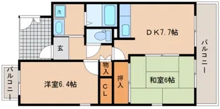 メゾン・ル・ウエスト【3階】の間取り