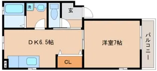 KTIレジデンス湊川Ⅱ【2階】の間取り