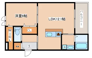 コモド平野【3階】の間取り
