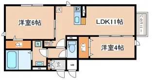 エルシャローム【3階】の間取り