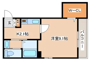 ワイシーメゾン【2階】の間取り