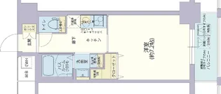 レジデンス神戸グルーブHarborWest【207号室】の間取り