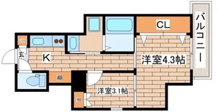 エヌエムスワサントアン【5階】の間取り