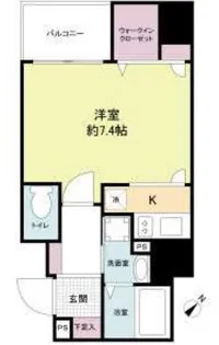 兵庫県神戸市兵庫区福原町【マンション】の間取り