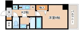 兵庫県神戸市兵庫区浜崎通【マンション】の間取り