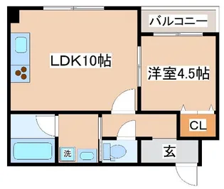 兵庫県神戸市兵庫区西多聞通2丁目【アパート】の間取り