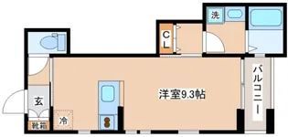 グランメール出在家町【3階】の間取り