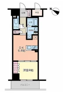 神戸元町Noah【3階】の間取り