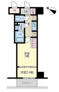 神戸元町Noah【4階】の間取り