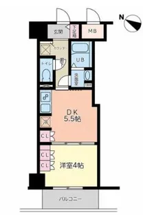 神戸元町Noah【1階】の間取り