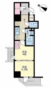 神戸元町Noah【5階】の間取り