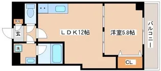 YKハイツ旭が丘【3階】の間取り