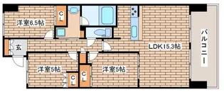ワコーレシティ神戸三宮【18階】の間取り