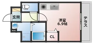 ヴューテラス須磨【101号室】の間取り