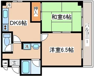 グランハイツかすがの【7階】の間取り