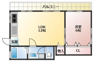 エクセル神戸【2階】の間取り