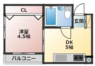マンションミハス【403号室】の間取り