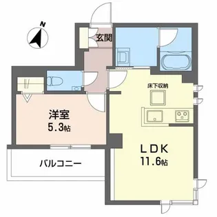 ShaMaison KNK北野【1階】の間取り
