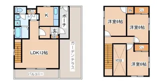 兵庫県神戸市兵庫区矢部町【マンション】の間取り