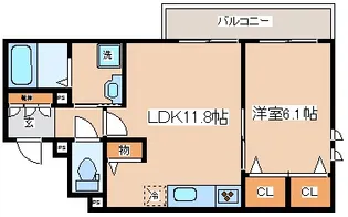 イーストテラス【3階】の間取り