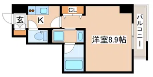 ルリアン板宿【6階】の間取り