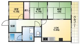 シャトー宮坂 【3階】の間取り