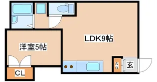 ときわ花山ハイツ【2階】の間取り