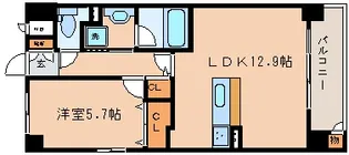 ナタリー神戸【4階】の間取り