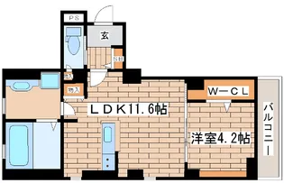 メゾンブランシュ【2階】の間取り