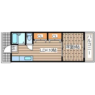 NCスクエア長田【1階】の間取り