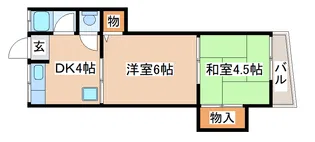 グリーンハイツ【1階】の間取り