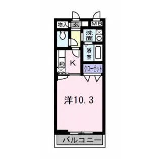 シェーンタール須磨【2階】の間取り