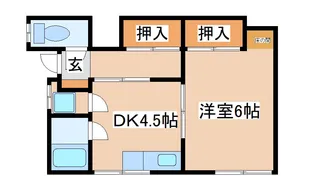 メゾン西山町【2階】の間取り