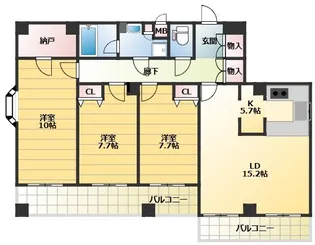 北野館【2階】の間取り