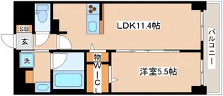 ANCREST KOBE【10階】の間取り