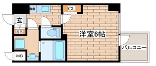エスリード神戸三宮ヒルズ【14階】の間取り