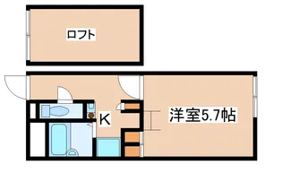 レオパレスSEIZAN【201号室】の間取り