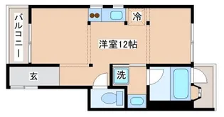 For nest 旭が丘【203号室】の間取り