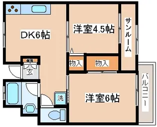 エスペランサ魚崎【5階】の間取り
