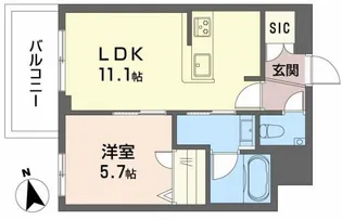 ShaMaison Gardens 垂水駅前【303号室】の間取り