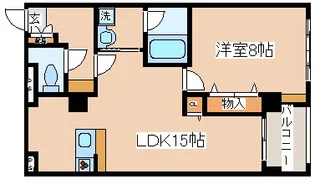 ワコーレアルテ上筒井【2階】の間取り